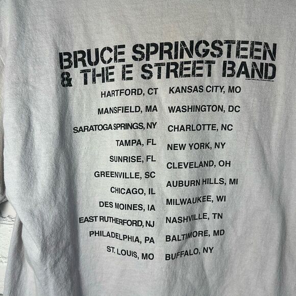 Bruce Springsteen & The E Street Band T Concert Tour Shirt 2009 size XXL - Picture 3 of 5